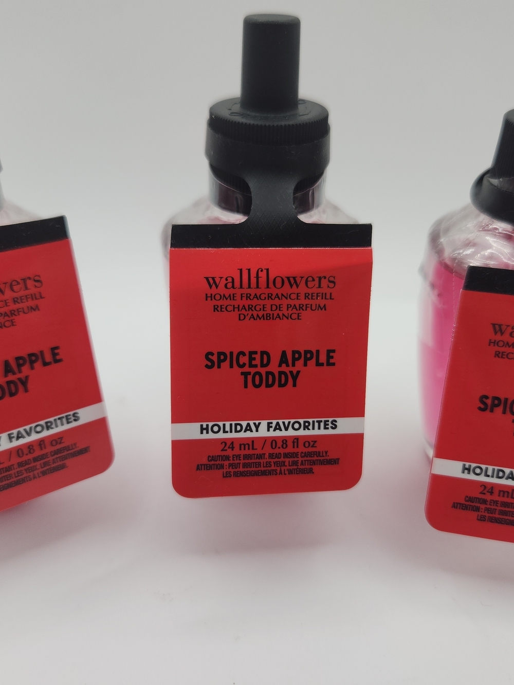 Bath & Body Works Wallflowers Spiced Apple Toddy Refill - 3 bottles